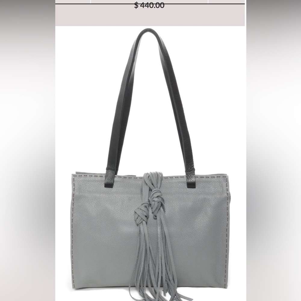 Carla Mancini Carmel Signature Bag Gray Pebbled Color - Picture 3 of 16